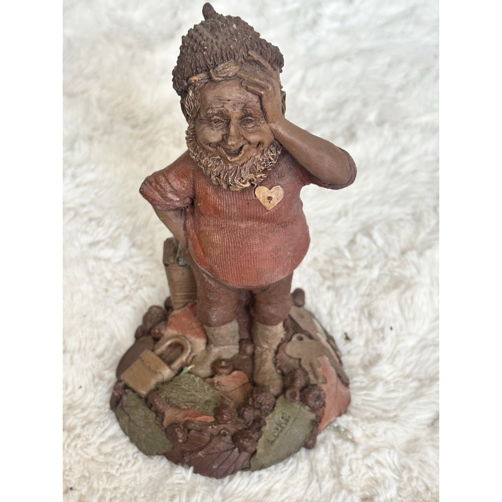 Tom Clark Cairn Studio "Locke" Gnome 1995 Signed Retired Resin